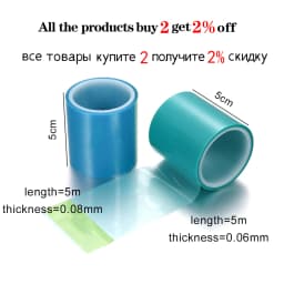 Seamless Sticky Paper Traceless Tape For Hollow Expoy UV Resin Open Bezel Setting Frame Mold Charm Pendant Craft Jewelry Making
