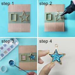 Seamless Sticky Paper Traceless Tape For Hollow Expoy UV Resin Open Bezel Setting Frame Mold Charm Pendant Craft Jewelry Making