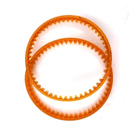 1 pair Jewelry Rotary Tumbler Conveyor Belt KT6808 kt 2000 Roller Polishing Machine Fitting Rubber Chain Dentate Strip accessory