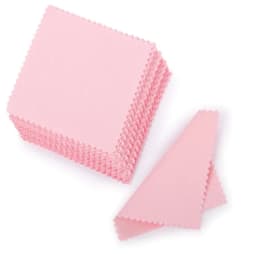 50Pcs 8x8cm Jewelry Silver Polishing Cloth Jew Elry Maintenance Silver Polishing Cloth