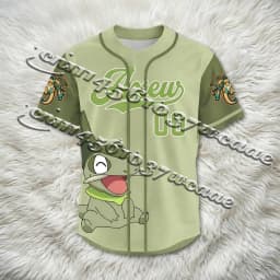 Bandai Brand Animation Pok É Mon Character Sports Baseball Jersey Theme Summer Oversize T-shirt Adult FamilyMatching2026