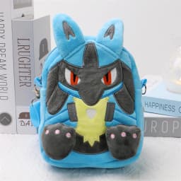 New Pokemon Plush Bag Pikachu Mimikyu Gengar Lucario Soft Stuffed Toy Rowlet Eevee Snorlax Peluche Dolls Shoulder Bags Sac A Dos