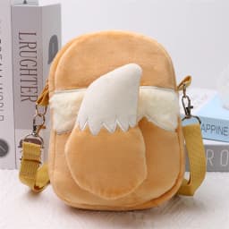 New Pokemon Plush Bag Pikachu Mimikyu Gengar Lucario Soft Stuffed Toy Rowlet Eevee Snorlax Peluche Dolls Shoulder Bags Sac A Dos