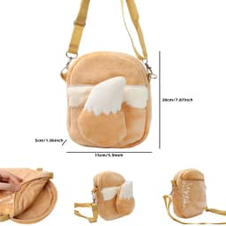 Pokemon Pikachu Gengar Mimikyu Snorlax Rowlet Psyduck Lucario Charmander Plush Backpack Pokemon Anime Shoulder Bag Doll Toy