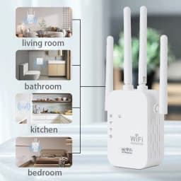 KATORD 1200Mbps Wireless WiFi Repeater 2.4G&5G Signal Router 802.11N Long Range Wireless WiFi Extender Amplifier WIFI Booster