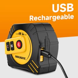 Nohawk 40m/80m Laser Tape Measure Tape Measure Measuring Tool Laser Distance Meter Steel Tape Measure USB Rechargeable