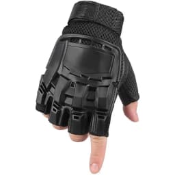 Outdoor Tactical Hard-Shell Breathable Gloves (Full/Half-Finger) for CS Training,Ops,Motorcycling,Cycling,Hiking