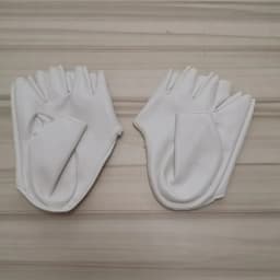 Fashion Sexy Female Night Club Pole Dancing Leather Gloves Women Gothic Punk Rock Show Half Palm Full Finger Fitness Gloves L63