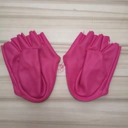 Fashion Sexy Female Night Club Pole Dancing Leather Gloves Women Gothic Punk Rock Show Half Palm Full Finger Fitness Gloves L63