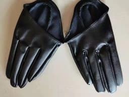 Fashion Sexy Female Night Club Pole Dancing Leather Gloves Women Gothic Punk Rock Show Half Palm Full Finger Fitness Gloves L63