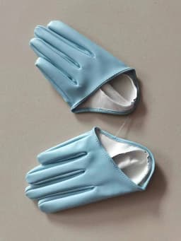 Fashion Sexy Female Night Club Pole Dancing Leather Gloves Women Gothic Punk Rock Show Half Palm Full Finger Fitness Gloves L63