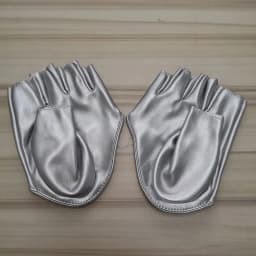 Fashion Sexy Female Night Club Pole Dancing Leather Gloves Women Gothic Punk Rock Show Half Palm Full Finger Fitness Gloves L63