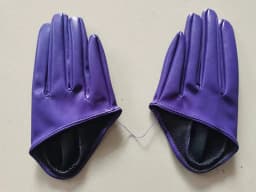 Fashion Sexy Female Night Club Pole Dancing Leather Gloves Women Gothic Punk Rock Show Half Palm Full Finger Fitness Gloves L63