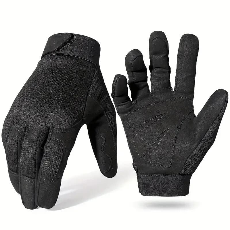 Men's Tactical Full Finger Gloves Touch Screen Compatible Breathable for Paintball Hiking Combat Sport Hunting Bicycle Work Gear