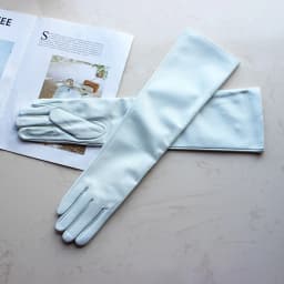 Long Leather Gloves Female Color Sheepskin Cloves Thin Section Over Elbow Long Velvet Lining Winter Warm Arm Set Free Shipping