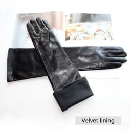 Long Leather Gloves Female Color Sheepskin Cloves Thin Section Over Elbow Long Velvet Lining Winter Warm Arm Set Free Shipping
