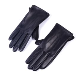 Women's Ladies 100% Real Leather Sheep Skin Elegant Winter Warm Thick Lining White Pink Colorful Cute Outdoor Short Gloves