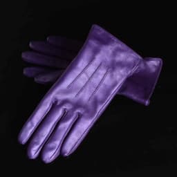 Women's Ladies 100% Real Leather Sheep Skin Elegant Winter Warm Thick Lining White Pink Colorful Cute Outdoor Short Gloves