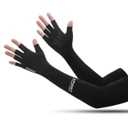 A Pair Outdoor Sports Cycling Summer Sunscreen Ice Feeling Long Gloves