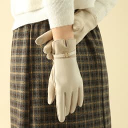Fashion Elegant Retro Women Winter Thick Suede Leather Gloves Cycling Drive Keep Warm Touch Screen Windproof  Soft Comfortable