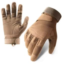 Spring Autumn Tactical Gloves Men's Rubber Shell Protection Thickened All Finger Touch Screen Outdoor Riding Cold Protection