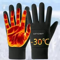 Autumn and Winter Touchscreen Men's and Women's Warm Gloves Plush Outdoor Sports Windproof and Cold Proof Cycling Gloves