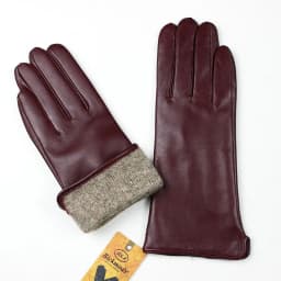 Women's Color Sheepskin Leather Gloves Straight Style Fleece Lined for Spring Autumn Outdoor Travel Cycling Car Driving