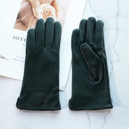 Women's Color Sheepskin Leather Gloves Straight Style Fleece Lined for Spring Autumn Outdoor Travel Cycling Car Driving