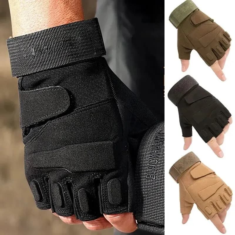 Outdoor Tactical Gloves Sport Gloves Half Finger Men Women Combat Shooting Hunting Fitness Fingerless Gloves