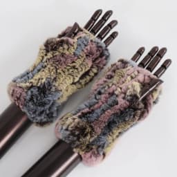 New Style Fashion 100% Genuine Rex Rabbit Fur Lady Gloves Women Winter Keep Warm Real Fur Glove Elastic Knit Outdoor Fur Mittens