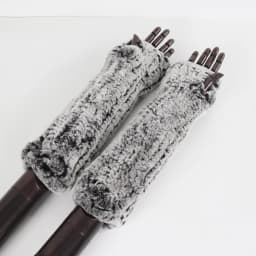 New Style Fashion 100% Genuine Rex Rabbit Fur Lady Gloves Women Winter Keep Warm Real Fur Glove Elastic Knit Outdoor Fur Mittens