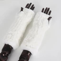 New Style Fashion 100% Genuine Rex Rabbit Fur Lady Gloves Women Winter Keep Warm Real Fur Glove Elastic Knit Outdoor Fur Mittens