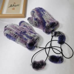 Hot Sale Natural Real Rex Rabbit Fur Gloves Good Elastic Women Winter Knitted Real Rabbit Fur Mittens Outdoor Genuine Fur Gloves