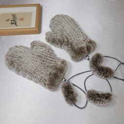 Hot Sale Natural Real Rex Rabbit Fur Gloves Good Elastic Women Winter Knitted Real Rabbit Fur Mittens Outdoor Genuine Fur Gloves