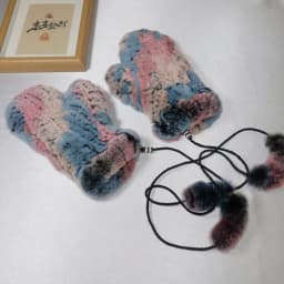 Hot Sale Natural Real Rex Rabbit Fur Gloves Good Elastic Women Winter Knitted Real Rabbit Fur Mittens Outdoor Genuine Fur Gloves