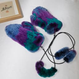Hot Sale Natural Real Rex Rabbit Fur Gloves Good Elastic Women Winter Knitted Real Rabbit Fur Mittens Outdoor Genuine Fur Gloves