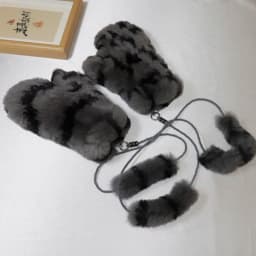 Hot Sale Natural Real Rex Rabbit Fur Gloves Good Elastic Women Winter Knitted Real Rabbit Fur Mittens Outdoor Genuine Fur Gloves