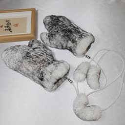 Hot Sale Natural Real Rex Rabbit Fur Gloves Good Elastic Women Winter Knitted Real Rabbit Fur Mittens Outdoor Genuine Fur Gloves