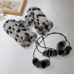 Hot Sale Natural Real Rex Rabbit Fur Gloves Good Elastic Women Winter Knitted Real Rabbit Fur Mittens Outdoor Genuine Fur Gloves