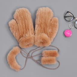 Hot Sale Natural Real Rex Rabbit Fur Gloves Good Elastic Women Winter Knitted Real Rabbit Fur Mittens Outdoor Genuine Fur Gloves