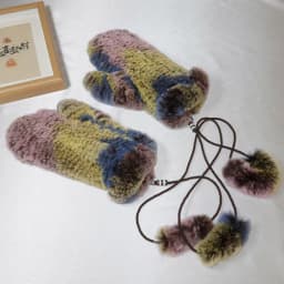 Hot Sale Natural Real Rex Rabbit Fur Gloves Good Elastic Women Winter Knitted Real Rabbit Fur Mittens Outdoor Genuine Fur Gloves