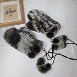 Hot Sale Natural Real Rex Rabbit Fur Gloves Good Elastic Women Winter Knitted Real Rabbit Fur Mittens Outdoor Genuine Fur Gloves