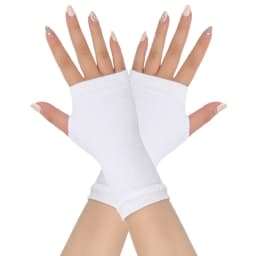 New Half Finger Sports Open Finger Gloves Knitted Short Men's And Women's Autumn/Winter Thin DIY Arm Cover
