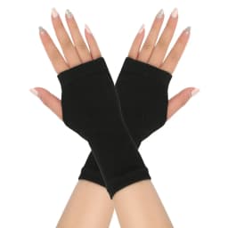 New Half Finger Sports Open Finger Gloves Knitted Short Men's And Women's Autumn/Winter Thin DIY Arm Cover