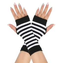 New Half Finger Sports Open Finger Gloves Knitted Short Men's And Women's Autumn/Winter Thin DIY Arm Cover