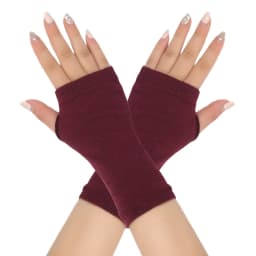 New Half Finger Sports Open Finger Gloves Knitted Short Men's And Women's Autumn/Winter Thin DIY Arm Cover