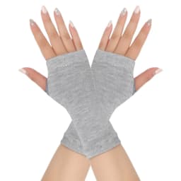 New Half Finger Sports Open Finger Gloves Knitted Short Men's And Women's Autumn/Winter Thin DIY Arm Cover