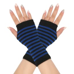 New Half Finger Sports Open Finger Gloves Knitted Short Men's And Women's Autumn/Winter Thin DIY Arm Cover