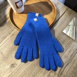 Striped Thermal Knitted Gloves Rabbit Fur Thickened Autumn Winter Warm Gloves Windproof Cold Resistant Knitted Gloves