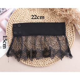 Women Flower Lace White Black Cuffs Detachable Fake Sleeves Wedding Bridal Gowns Accessories Sweater Cuff Decorative Accessories
